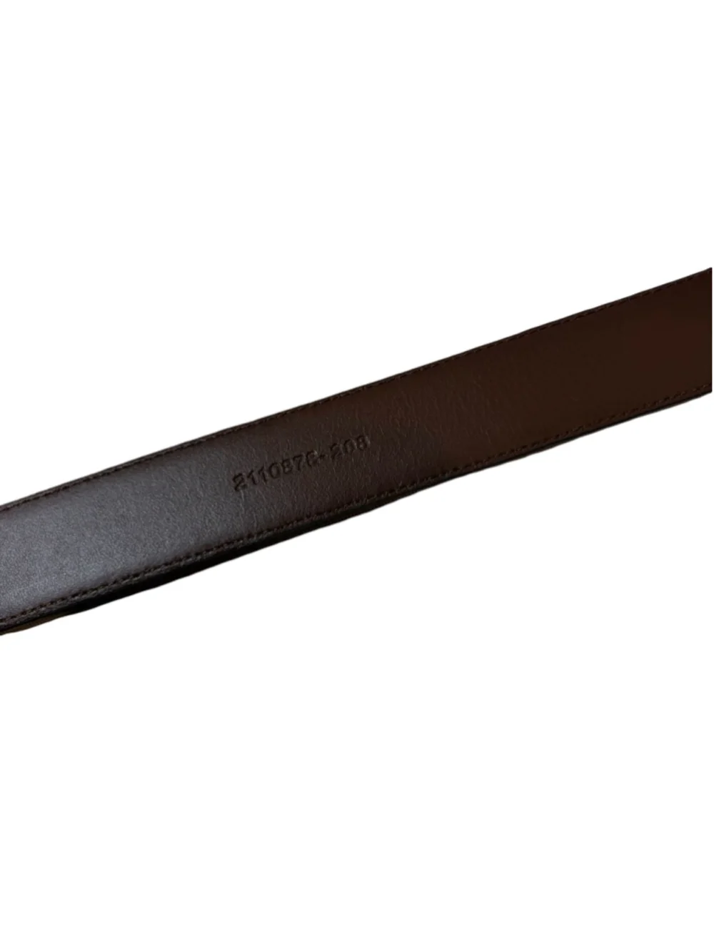 Polo Ralph Lauren Brown Genuine Leather Dress Belt Size 42
